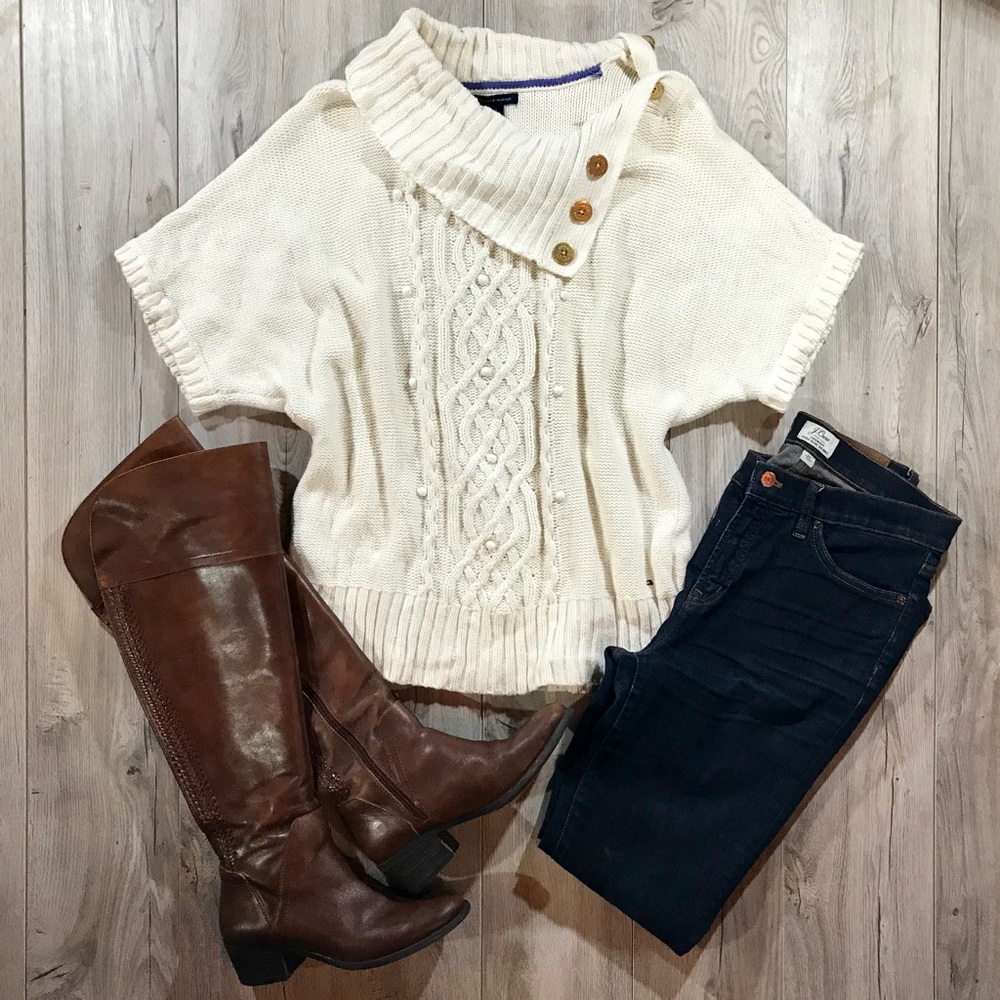 Chunky Short Sleeve Sweater